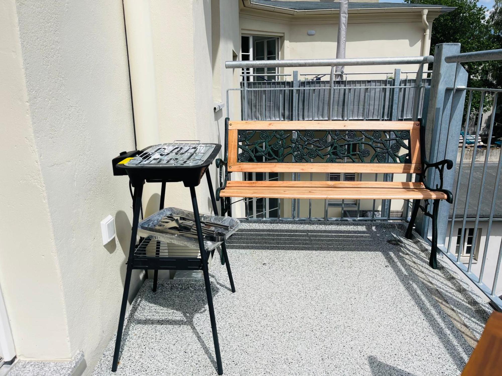 Filmap-Charmant-Modern-Zentral-Balkon-Beamer-Spieletisch Görlitz Eksteriør bilde